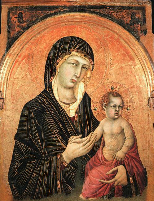 Simone Martini Madonna and Child   aaa Germany oil painting art